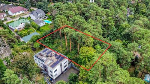 Luft-Lagebild - Hanglage mit architektonischem Potenzial am Rangsdorfer Zülowgraben