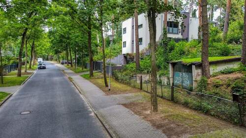 Blick in die Winterfeldallee - Grundstück in Rangsdorf zum Kaufen
