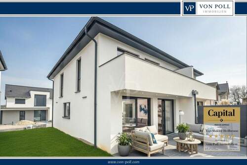 VP Titelbild - Zuhause mit Zukunft: Moderne Doppelhaushälfte im Erstbezug mit Wärmepumpe