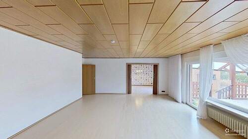 Wohnzimmer mit KI ohne Möbel - 