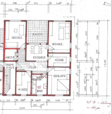 Bild 4 - Etagenwohnung mit 122,00 m&sup2; in Sulz a.N. zur Miete