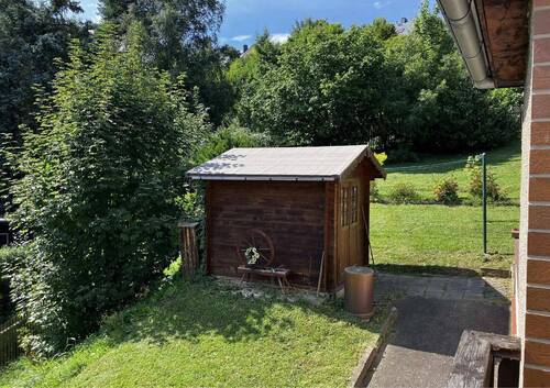 Garten - Doppelhaushälfte mit 115,00 m² in Greiz zum Kaufen