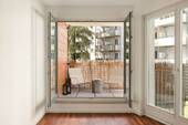 Loggia zum Innenhof - 4 Zimmer Etagenwohnung zum Kaufen in Hamburg