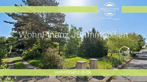 Titelbild gesamtes Grundstück - Baugrundstück(e) nahe Moorhüttenteich mit Bestandshaus - einmalige Gelegenheit