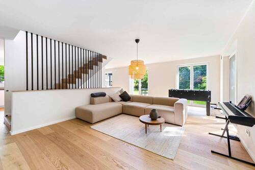 Wohnbereich - 5 Zimmer Doppelhaushälfte in Hamburg Poppenbüttel