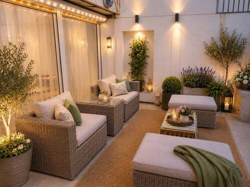 Terrasse_AI - Terrassenwohnung mit 83,00 m&sup2; in München zum Kaufen