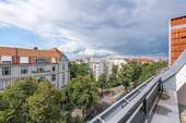 Blick von der Dachterrasse - 3 Zimmer Etagenwohnung in Berlin