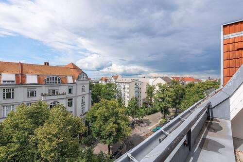 Blick von der Dachterrasse - 3 Zimmer Etagenwohnung in Berlin