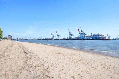Der Elbstrand vor der Tür! - 