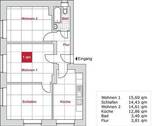 H. Heine Str. 61 2 rechts. Grundriss - 