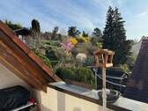 Ausblick Balkon - Urgemütliches Dachgeschoss mit herrlicher Aussicht