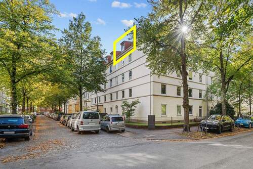 Straßenansicht 2 - 1 Zimmer Etagenwohnung zum Kaufen in Hamburg / Barmbek-Nord