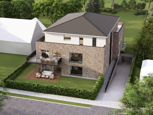 Ansicht Ost - 2 Zimmer Etagenwohnung zum Kaufen in Ahrensburg