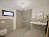 Hochwertiges Duschbad mit bodentiefer Dusche - 