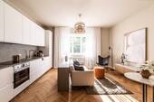 Wohnzimmer - 3 Zimmer Etagenwohnung zum Kaufen in Berlin