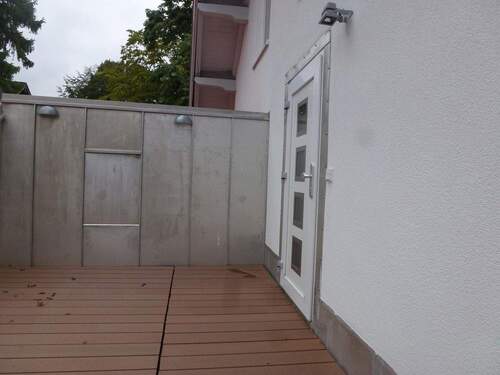 Terrasse / Eingang - 3 Zimmer Terrassenwohnung zur Miete in Kochel am See