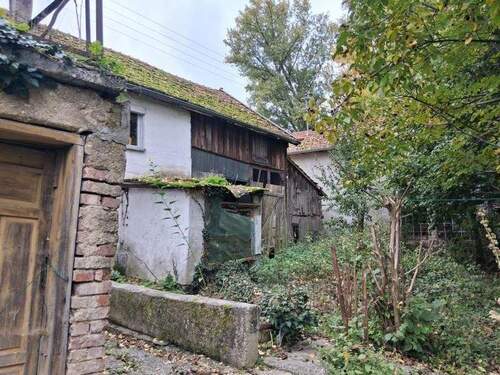 Blick hinter das Haus - 