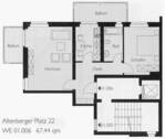 Grundriss Wohnung - 2.OG - 