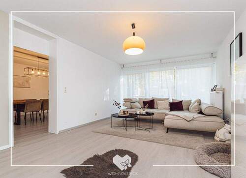 Wohnbereich - HELLE & FREUNDLICHE 3,5-ZIMMER WOHNUNG MIT BALKON UND TG IN AUGSBURG-LECHHAUSEN