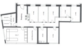 Grundriss - Büro mit 72,00 m&sup2; in Leverkusen zur Miete