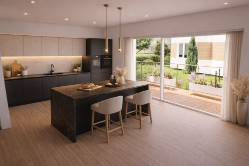 Küche - 4 Zimmer Terrassenwohnung in Ernsgaden