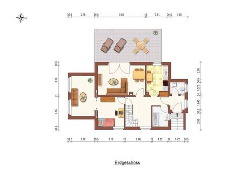Erdgeschoss - 5 Zimmer Einfamilienhaus zum Kaufen in Pirna / Graupa