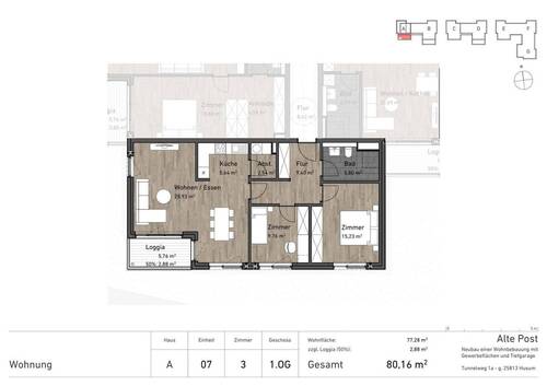 A-07 2 Zi. Whg - 