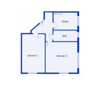 Grundrissskizze Whg. 43 & 46 - 