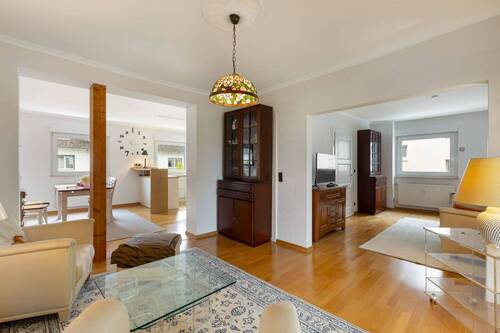 Wohnzimmer - Haus-im-Haus: Maisonette in Top-Lage von Köln-Riehl!