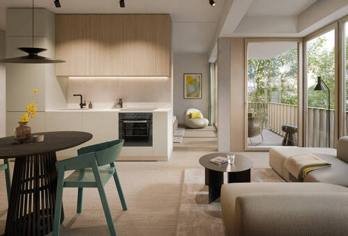 Innenvisualisierung - Etagenwohnung mit 41,30 m&sup2; in Berlin zum Kaufen