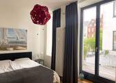 Schlafzimmer mit Dachterrasse - 