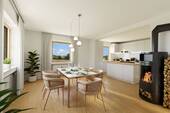 Essbereich - Visualisierung - 4 Zimmer Bungalow zum Kaufen in Aachen
