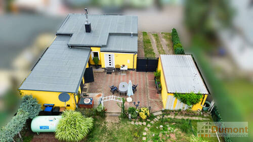 Luftaufnahme - Bungalow mit 52,00 m² in Bitterfeld-Wolfen/Bobbau zum Kaufen