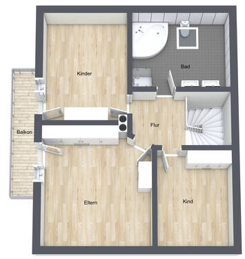 Rhof - Etage 3 Dachgeschoss - 3D Floor Plan.jpg - 