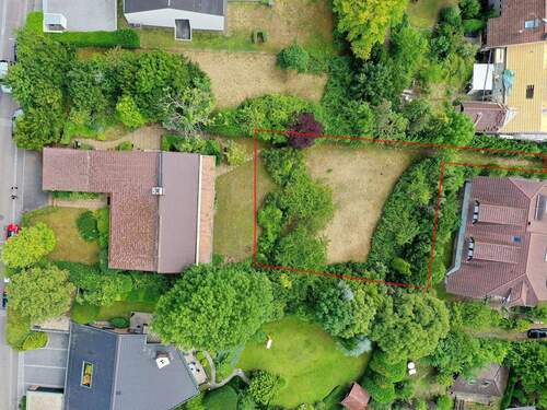 Draufsicht abgeteiltes Grundstück - Grundstück in Leonberg zum Kaufen