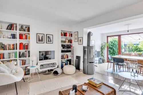 Wohnzimmer - Reihenmittelhaus mit 95,00 m&sup2; in Hamburg zum Kaufen