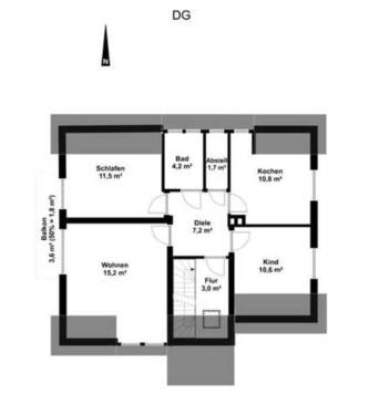 Dachgeschoss - 