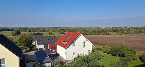 Blick von der Terrasse - Etagenwohnung mit 53,90 m² in Halle (Saale) zur Miete