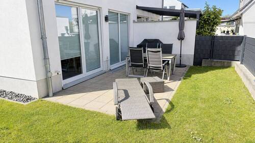 Terrasse - Doppelhaushälfte mit 160,50 m&sup2; in Sankt Augustin zum Kaufen