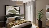Ein komfortables Schlafzimmer - 2 Zimmer Etagenwohnung zum Kaufen in Hasloh