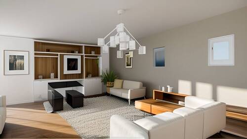 Wohnbereich - 3 Zimmer Etagenwohnung in Heppenheim