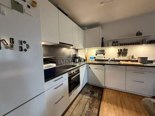 Offene, moderne Küche - Etagenwohnung mit 96,40 m&sup2; in Quickborn zur Miete