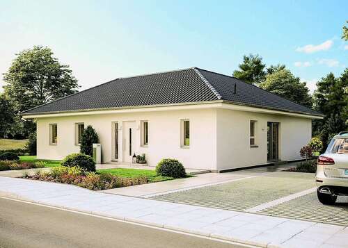 Bungalow Hausansicht - 4 Zimmer Einfamilienhaus zum Kaufen in Grimma