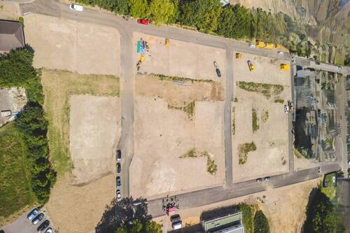 Luftbild - Mehrfamilienhausgrundstück E3 im Neubaugebiet Eschweiler 'Südlich Patternhof'
