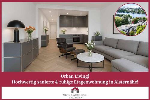 Ärzte & Apotheker Immobilien - Sanierte Etagenwohnung in TOP Lage von Winterhude!
