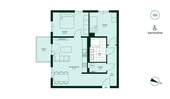 Grundriss der Eigentumswohnung - 