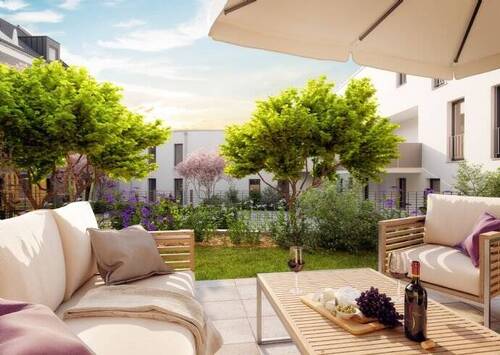 Terrasse (Visu) - 3 Zimmer Terrassenwohnung zur Miete in Fürth