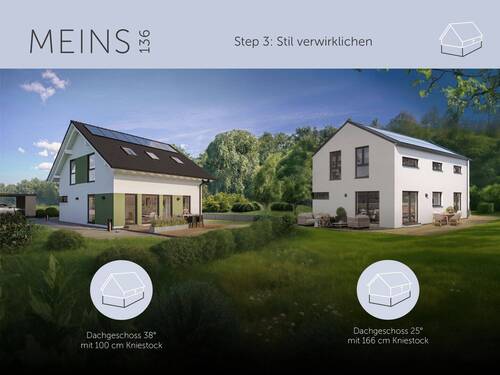 MEINS 136 Stilvariante - Einfamilienhaus mit 132,00 m&sup2; in Odenthal zum Kaufen