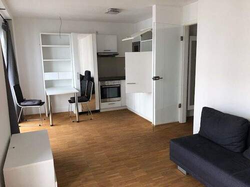 Wohn-Essbereich - Schönes 1 Zi.App. möbliert -Einbauküche Balkon - 90478 Nürnberg
