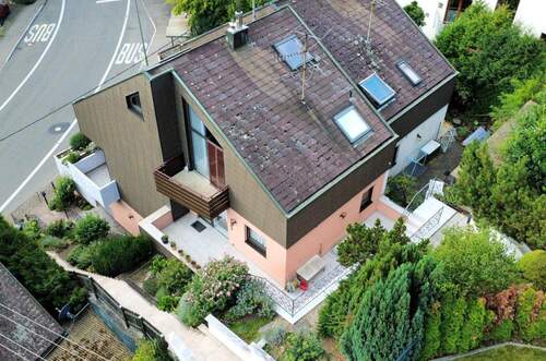 Hausansicht Garten - 5 Zimmer Doppelhaushälfte zum Kaufen in Leonberg-Höfingen